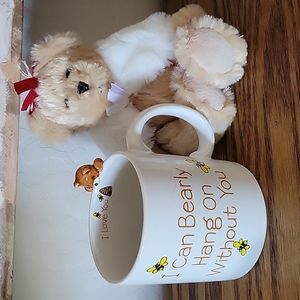 Muggamals Coffee Mug Cup Bear And Honey Bees By Applause 